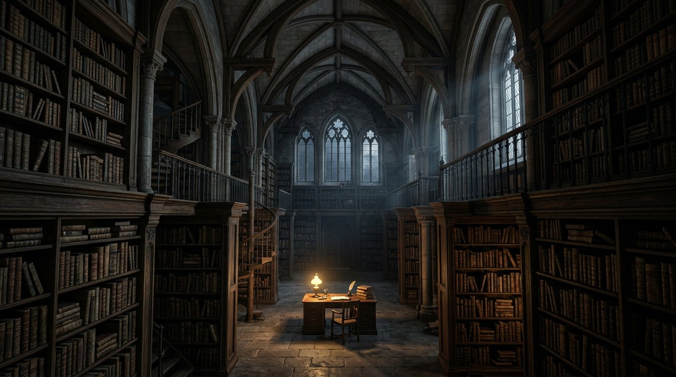 Grande bibliothèque la nuit
