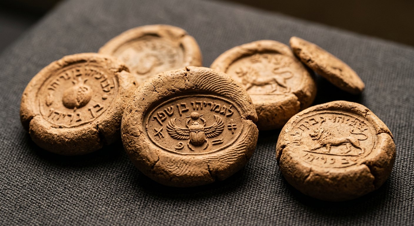 Bulles d'argile de l'époque du royaume de Juda portant des empreintes de sceaux