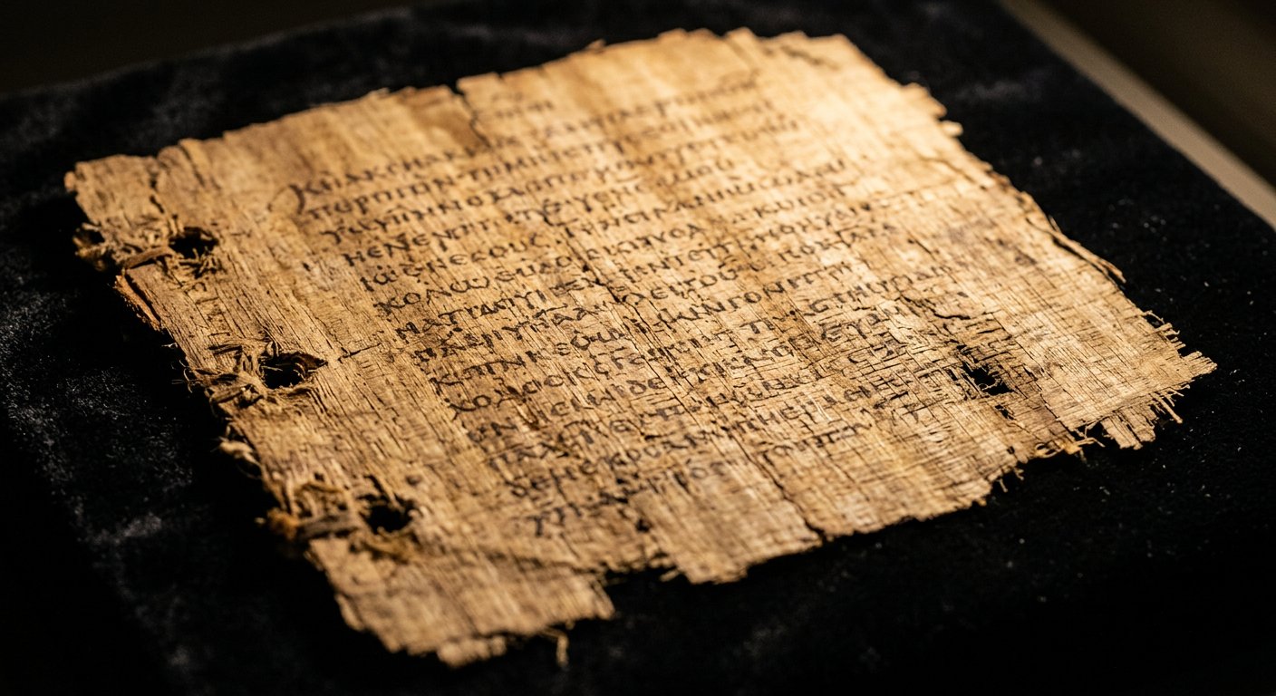 Page de papyrus copte de l'Évangile de Marie