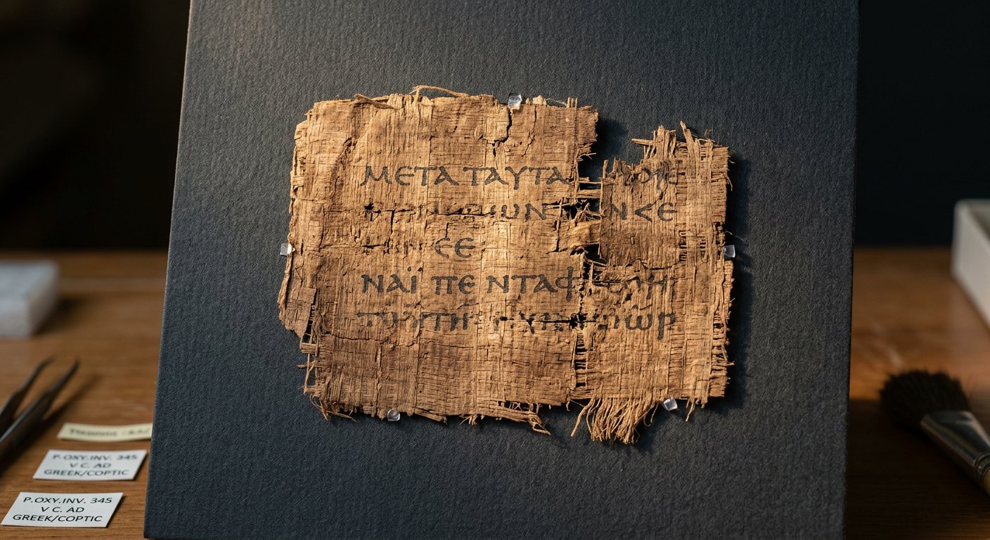 Fragment de papyrus de l'Évangile de Marie