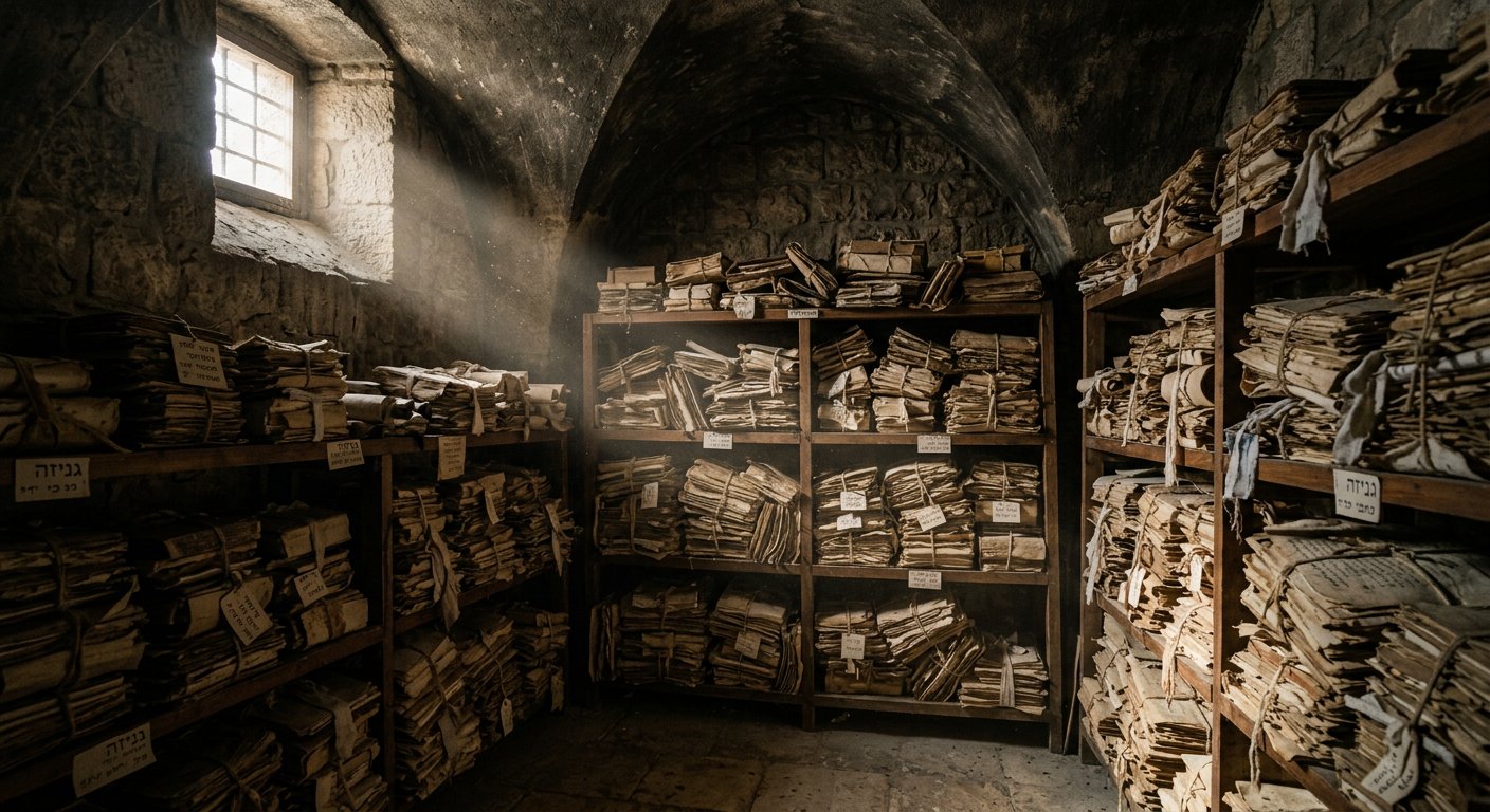 La Genizah du Caire, amas de fragments de manuscrits