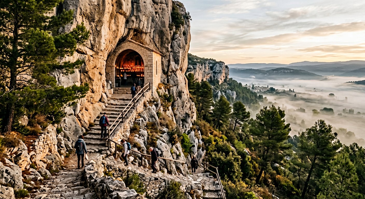 Grotte-sanctuaire de la Sainte-Baume en Provence